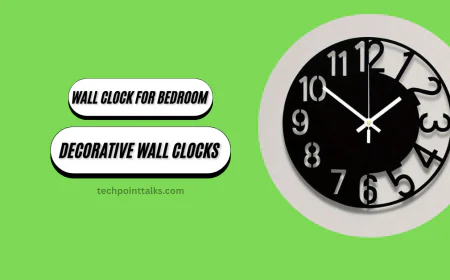 Modern Wall Clock Decor for Bedroom: Decorative Wall Clocks
