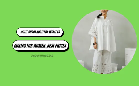 White Short Kurtis: Stylish Kurtas for Women, Best Prices