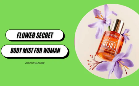 Flower Secret: Pink Floral Perfume & Body Mist for Woman